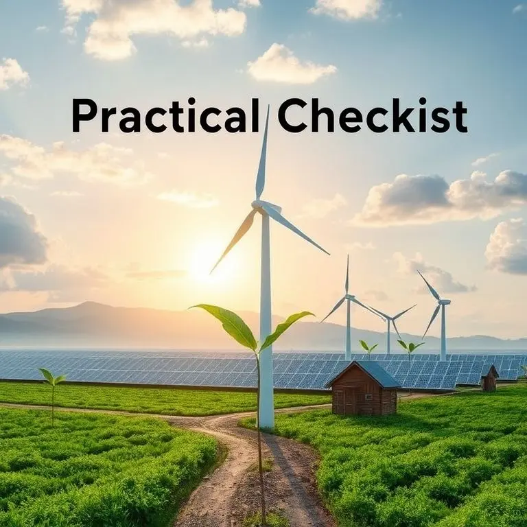 재생에너지 도입을 위한 실전 체크리스트: 성공적인 확대를 위한 로드맵